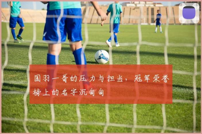 国羽一哥的压力与担当,冠军荣誉榜上的名字沉甸甸