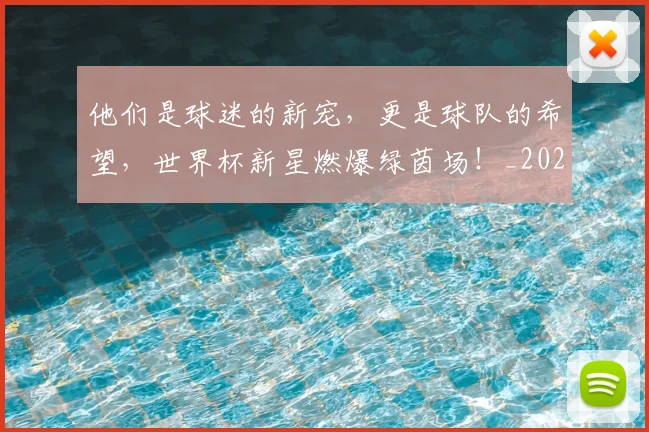 他们是球迷的新宠,更是球队的希望,世界杯新星燃爆绿茵场!_20260704165314